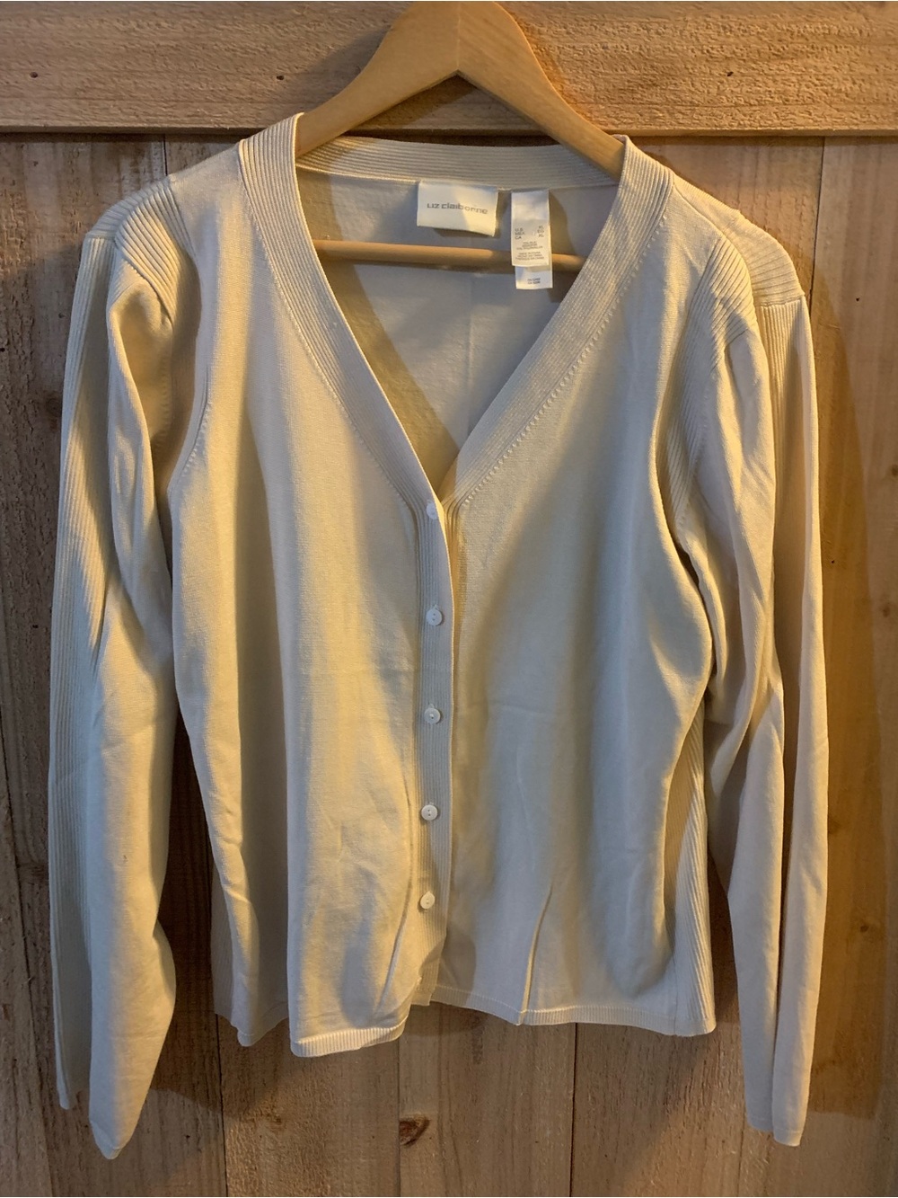 Liz Claiborne Silk Blend Cardigan XL